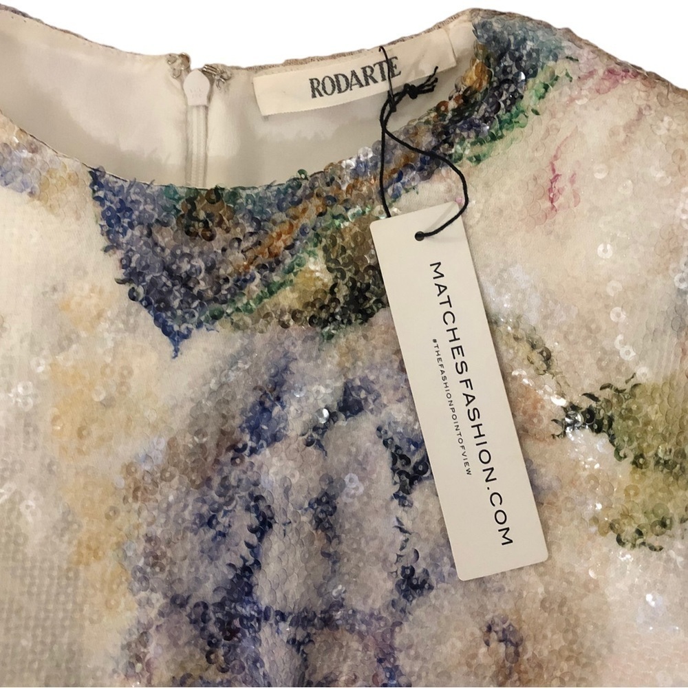 Rodarte tiered sequin tulle mini dress NWT - Picture 5 of 15